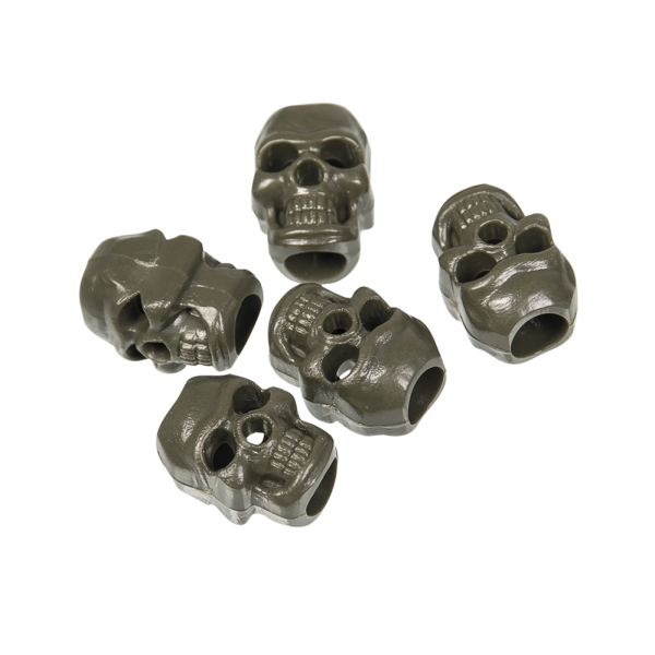 Cord Stopper Skull – Pack of 10 - Olive [Mil-Tec®]