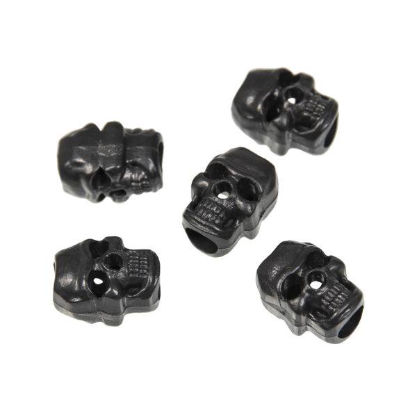 Cord Stopper Skull – Pack of 10 - Black [Mil-Tec®]