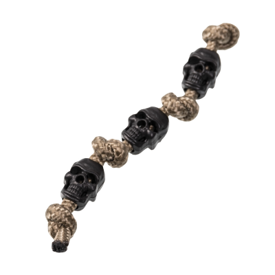 Cord Stopper Skull – Pack of 10 - Black [Mil-Tec®]