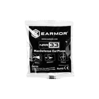 MaxDefense Ear Plugs NRR33 [Earmor]