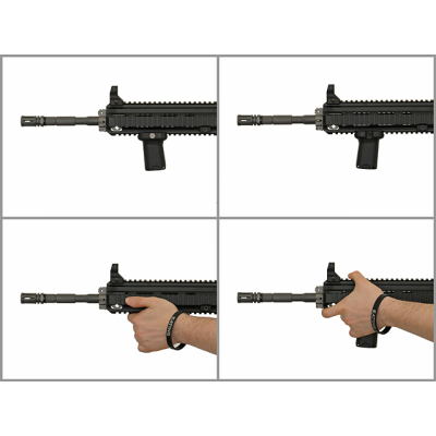 Vertical Grip Short for RIS Handguard Black [Element]