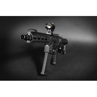 AEG M4 Recon 10" Carbontech Preta + Red Dot [Evolution]