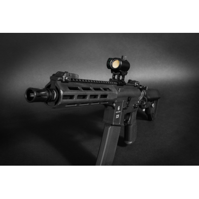 AEG M4 Recon 10" Carbontech Black + Red Dot [Evolution]