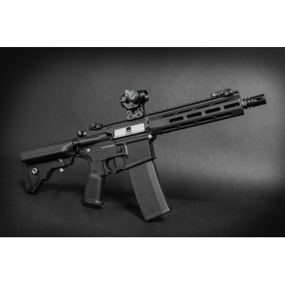 AEG M4 Recon 10" Carbontech Black + Red Dot [Evolution]