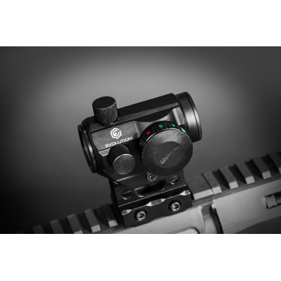 AEG M4 Recon 10" Carbontech Black + Red Dot [Evolution]