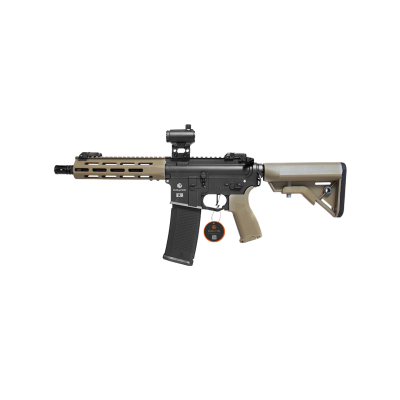 AEG M4 Recon 10" Carbontech Black/Tan + Red Dot [Evolution]