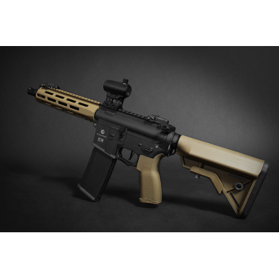 AEG M4 Recon 10" Carbontech Black/Tan + Red Dot [Evolution]