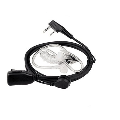 Auricular Transparente com Microfone e PTT Kenwood [Baofeng]