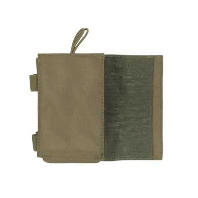 8Fields Underwing Radio Pouch Olive - side hook-and-loop panel