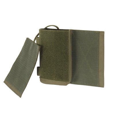 Bolsa Radio Underwing Olive 8Fields - verso e fixação por velcro