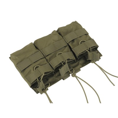 8Fields Triple Mag 7.62 Pouch Olive - bottom view