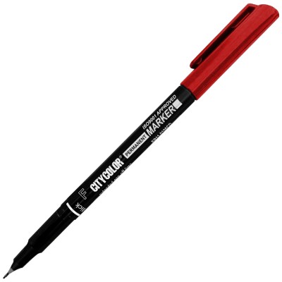 Dermatographic Pen 0.6mm Red [Citycolor] - overview