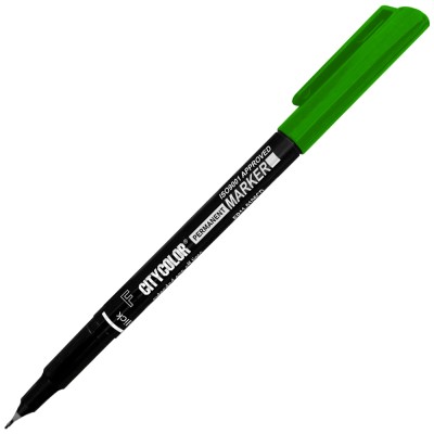 Caneta Dermatográfica 0.6mm Verde [Citycolor] - vista geral