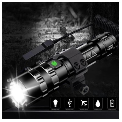 XML-L2 Tactical Flashlight Black [CZT] - side view