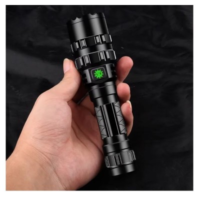 XML-L2 Tactical Flashlight Black [CZT] - remote switch and mount