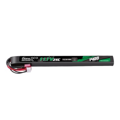 Gens Ace 11.1V 1400mAh 25C Dean Slim Li-Po battery - overview