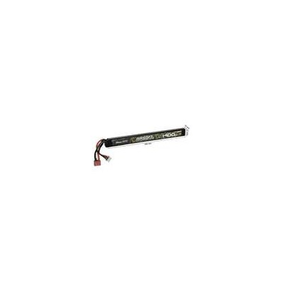 Bateria airsoft Gens Ace 11.1V 1400mAh 25C - vista em perspetiva