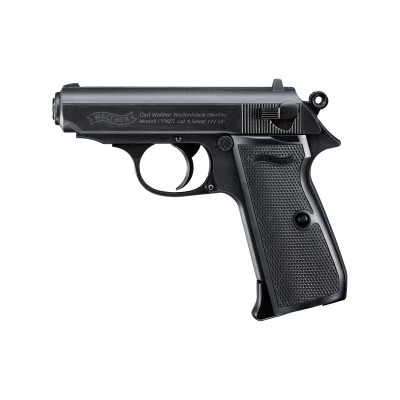 Pistola PPK/S Blowback CO2 4,5mm Preta - vista principal