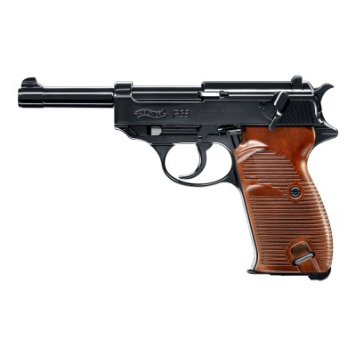 Pistola P38 Blowback Full Metal CO2 4,5mm Preta - vista principal