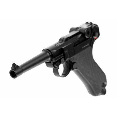 Pistola P08 Blowback CO2 4,5mm Preta - vista alternativa 4