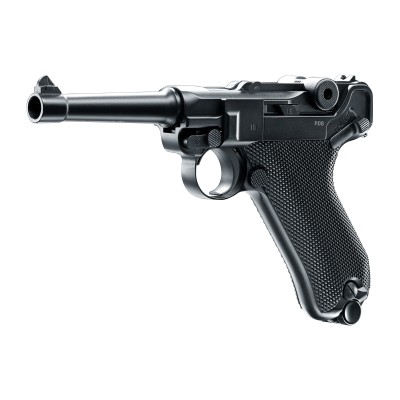 Pistola P08 Blowback CO2 4,5mm Preta - vista alternativa 2