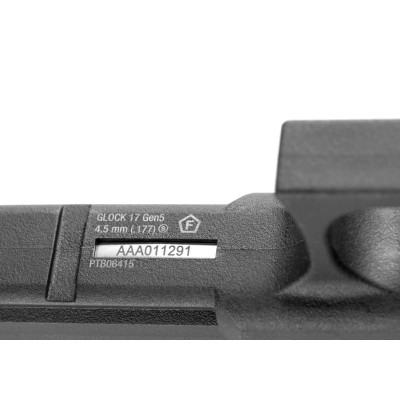 Pistola G17 Gen 5 MOS CO2 4,5mm Preta [Glock] - vista alternativa 5