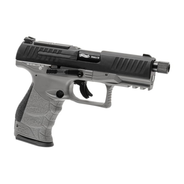 Air Pistol PPQ M2 Q4 TAC Combo 4.6 Inch Set Blowback CO2 4.5mm BB Grey [Walther]