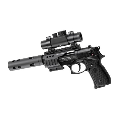 Pistola XX-Treme CO2 4,5mm Diabolo Preta [Beretta] - vista alternativa 2