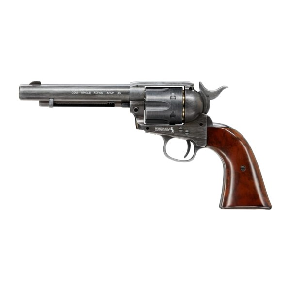 SAA .45 Peacemaker 5.5 Inch CO2 4.5mm Pellet Revolver Antique [Colt]
