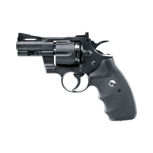 Python 2.5 Inch Polymer CO2 4.5mm Revolver Black [Colt]