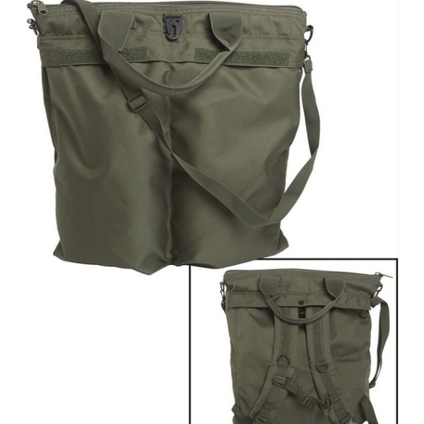 Bolsa Porta-Capacete US Flyer com Alças de Mochila Olive [Miltec]