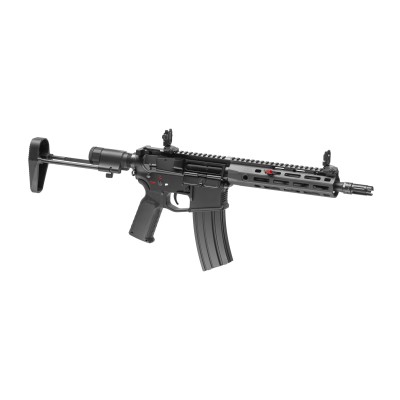 AEG CM097E M4 Platinum Full Metal PDW Stock Version Preta [Cyma] — vista principal