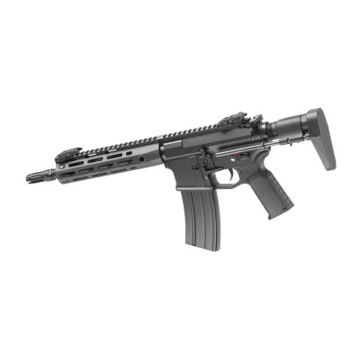 AEG CM097E M4 Platinum Full Metal PDW Stock Version Preta [Cyma] — vista 2