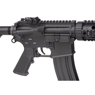 AEG M4 RIS Silencer QR 1.0 EGV Preta [E&C] — vista 3