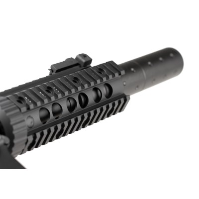 AEG M4 RIS Silencer QR 1.0 EGV Preta [E&C] — vista 4