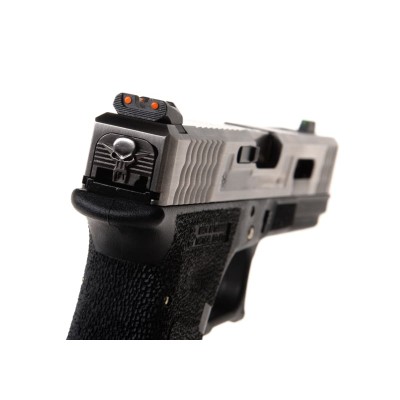 WE G-Force 17 SV Silver Barrel Metal Version GBB Black Airsoft Pistol - photo 5