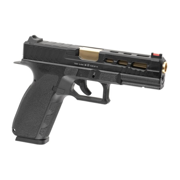 CO2 GBB Airsoft Pistol KP-13 Custom Metal Version Black [KJ Works]