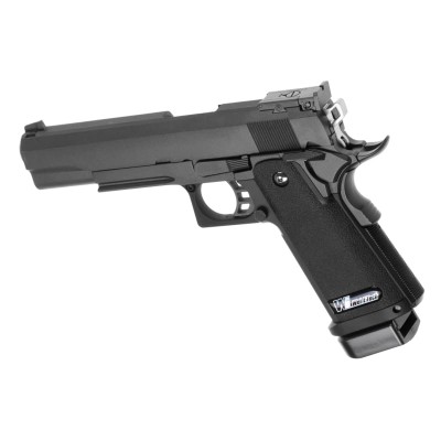 WE Hi-Capa 5.1 R Full Metal CO₂ Black Airsoft Pistol - photo 2