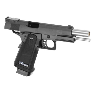 WE Hi-Capa 5.1 R Full Metal CO₂ Black Airsoft Pistol - photo 3