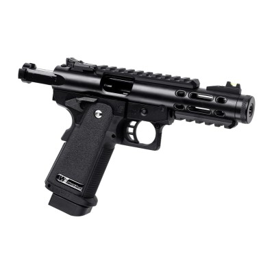 Pistola Airsoft GBB WE Galaxy Hi-Capa Series Preta - fotografia 3