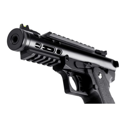 Pistola Airsoft GBB WE Galaxy Hi-Capa Series Preta - fotografia 4