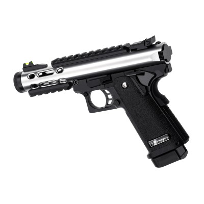 Pistola Airsoft GBB WE Galaxy Hi-Capa Series Bicolor - fotografia 2