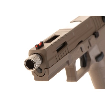 KJ Works KP-13F TBC Full Auto Metal Version GBB Tan Airsoft Pistol - photo 4