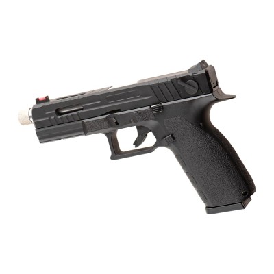 KJ Works KP-13F TBC Full Auto Metal Version GBB Black Airsoft Pistol - photo 2