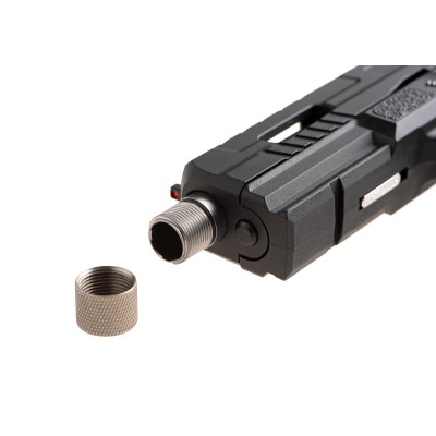 Pistola Airsoft GBB KJ Works KP-13F TBC Full Auto Metal Version Preta - fotografia 5