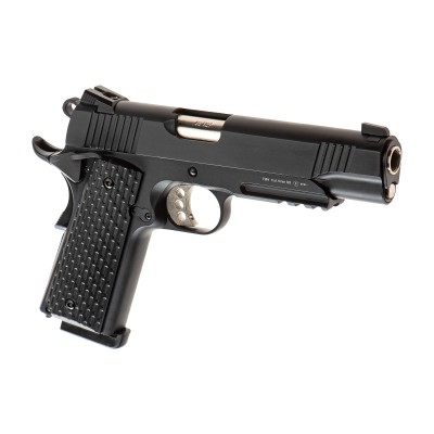 Army Armament M1911 Tactical Full Metal GBB Black Airsoft Pistol - product view