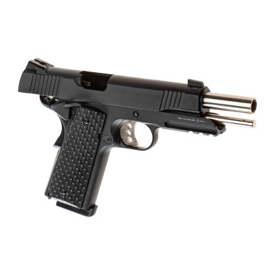 Pistola Airsoft GBB Army Armament M1911 Tactical Full Metal Preta - fotografia 3