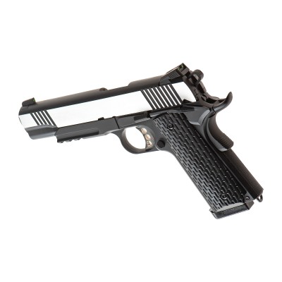Army Armament M1911 Tactical Full Metal GBB Dual Tone Airsoft Pistol - photo 2