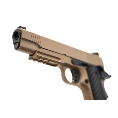 Pistola Airsoft GBB Army Armament M1911 Tactical Full Metal Desert - fotografia 4