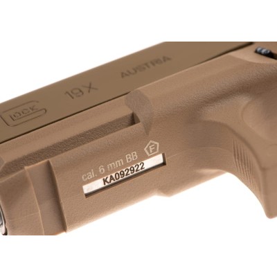 Glock Glock G19X Metal Version GBB Tan Airsoft Pistol - photo 6